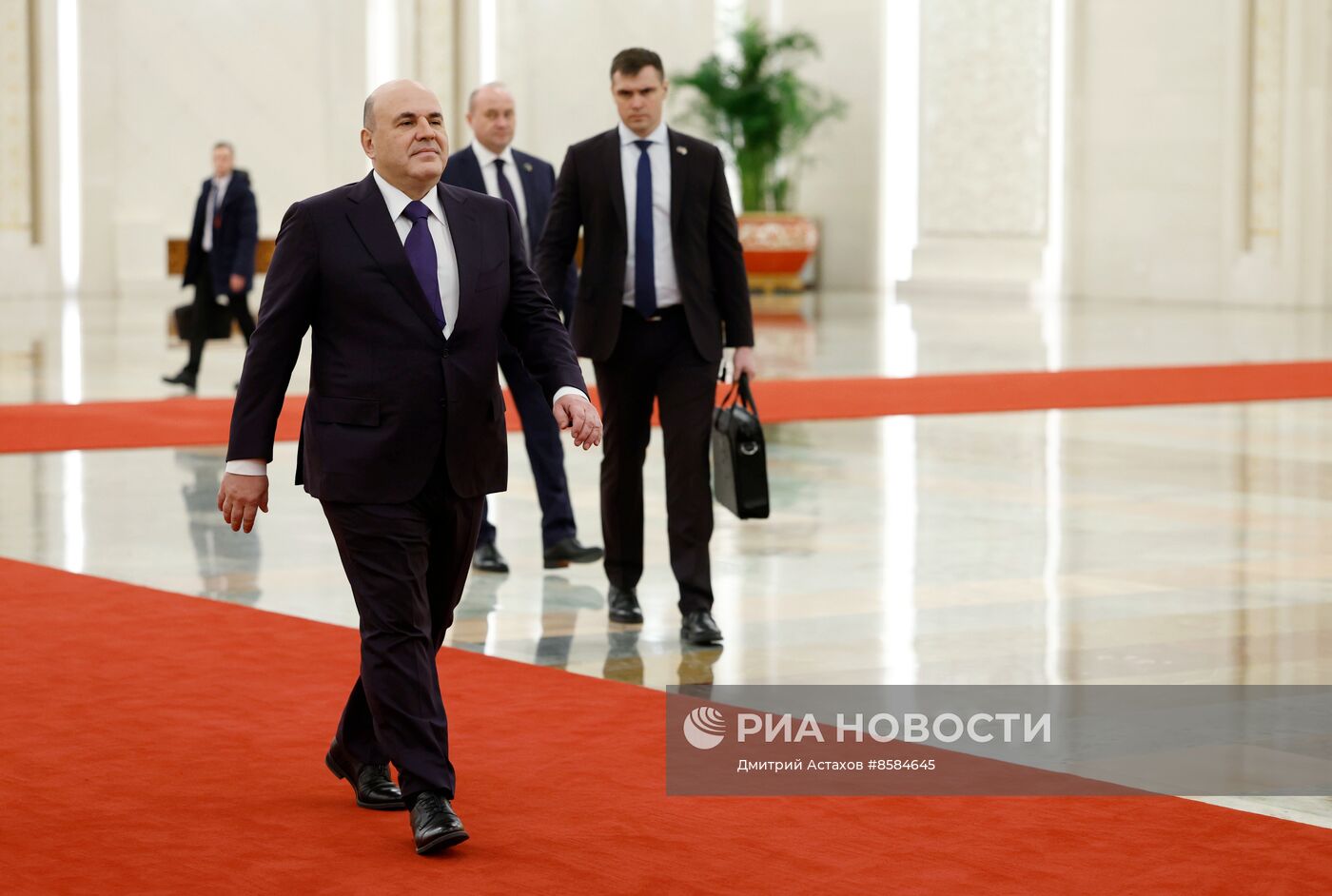 Рабочий визит премьер-министра РФ М. Мишустина в Китай