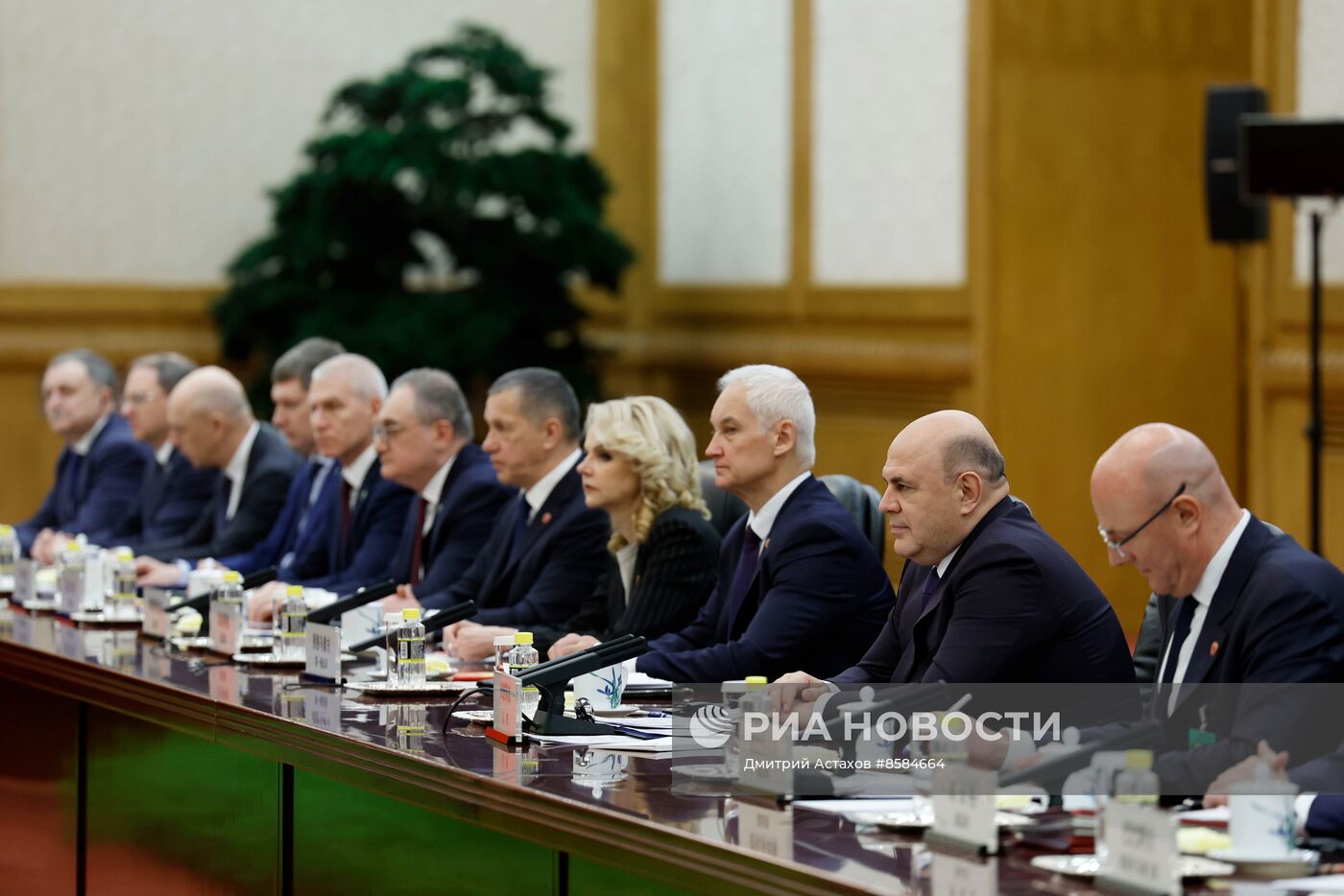 Рабочий визит премьер-министра РФ М. Мишустина в Китай