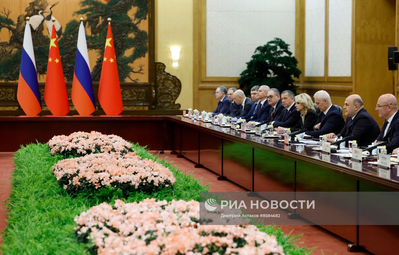 Рабочий визит премьер-министра РФ М. Мишустина в Китай