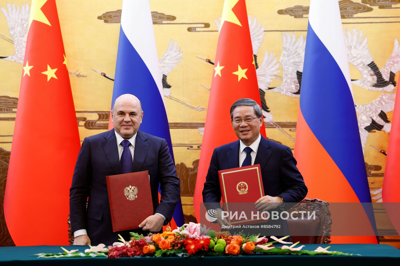 Рабочий визит премьер-министра РФ М. Мишустина в Китай