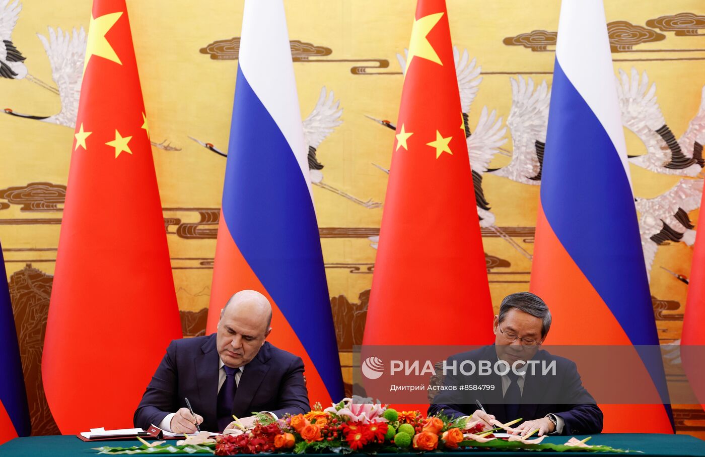 Рабочий визит премьер-министра РФ М. Мишустина в Китай