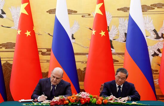 Рабочий визит премьер-министра РФ М. Мишустина в Китай