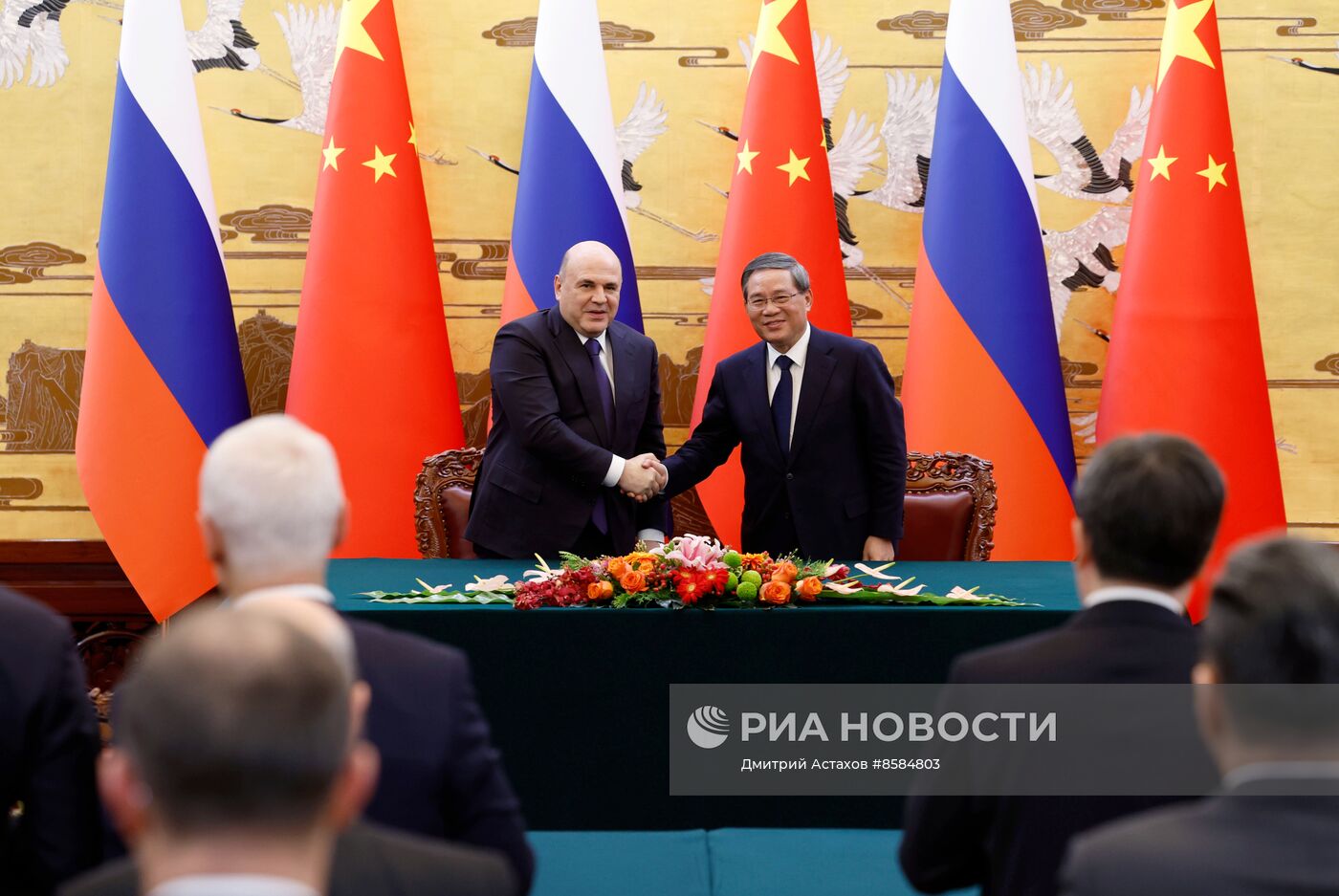 Рабочий визит премьер-министра РФ М. Мишустина в Китай