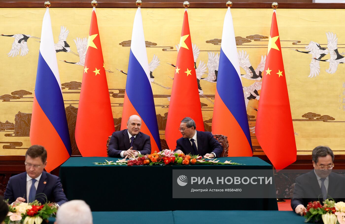 Рабочий визит премьер-министра РФ М. Мишустина в Китай