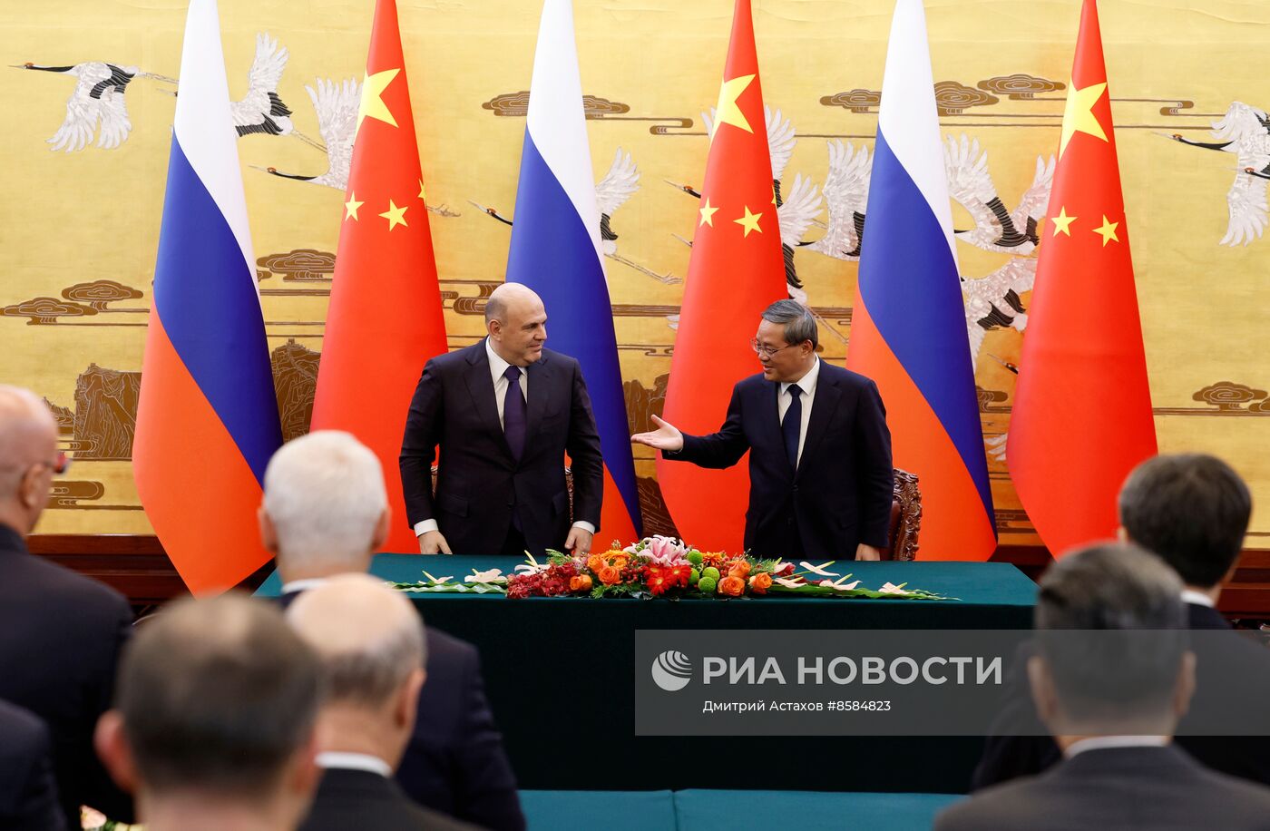 Рабочий визит премьер-министра РФ М. Мишустина в Китай
