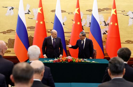 Рабочий визит премьер-министра РФ М. Мишустина в Китай