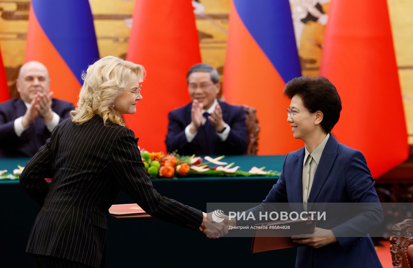 Рабочий визит премьер-министра РФ М. Мишустина в Китай