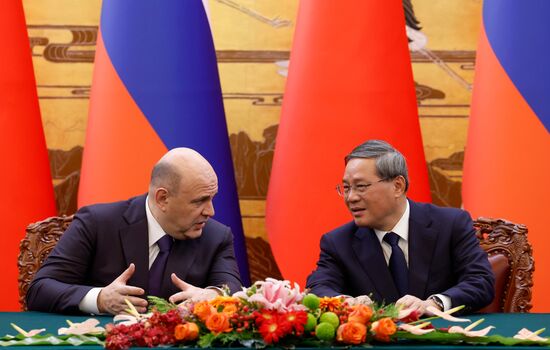 Рабочий визит премьер-министра РФ М. Мишустина в Китай