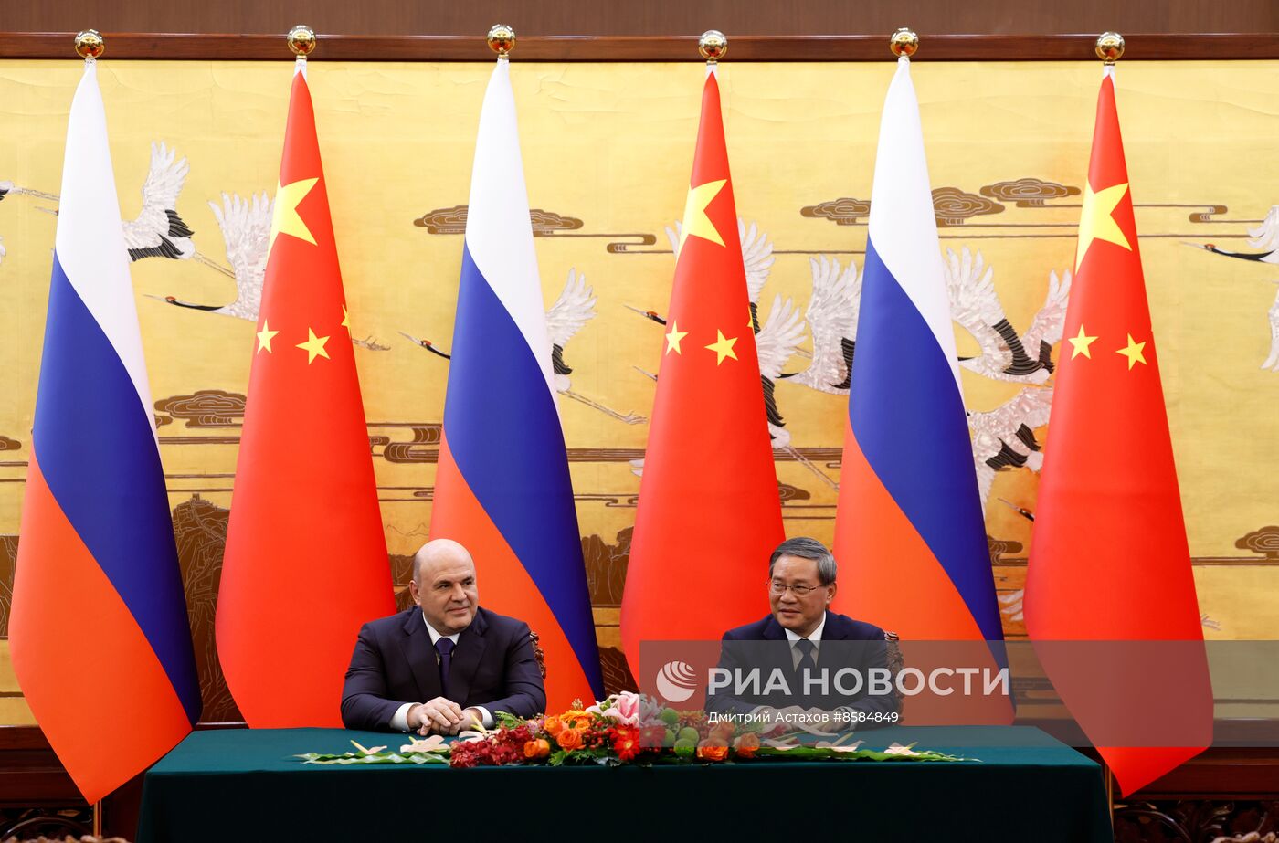 Рабочий визит премьер-министра РФ М. Мишустина в Китай