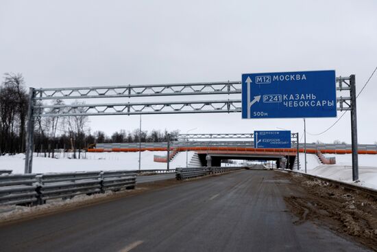 Подготовка трассы М-12 к открытию