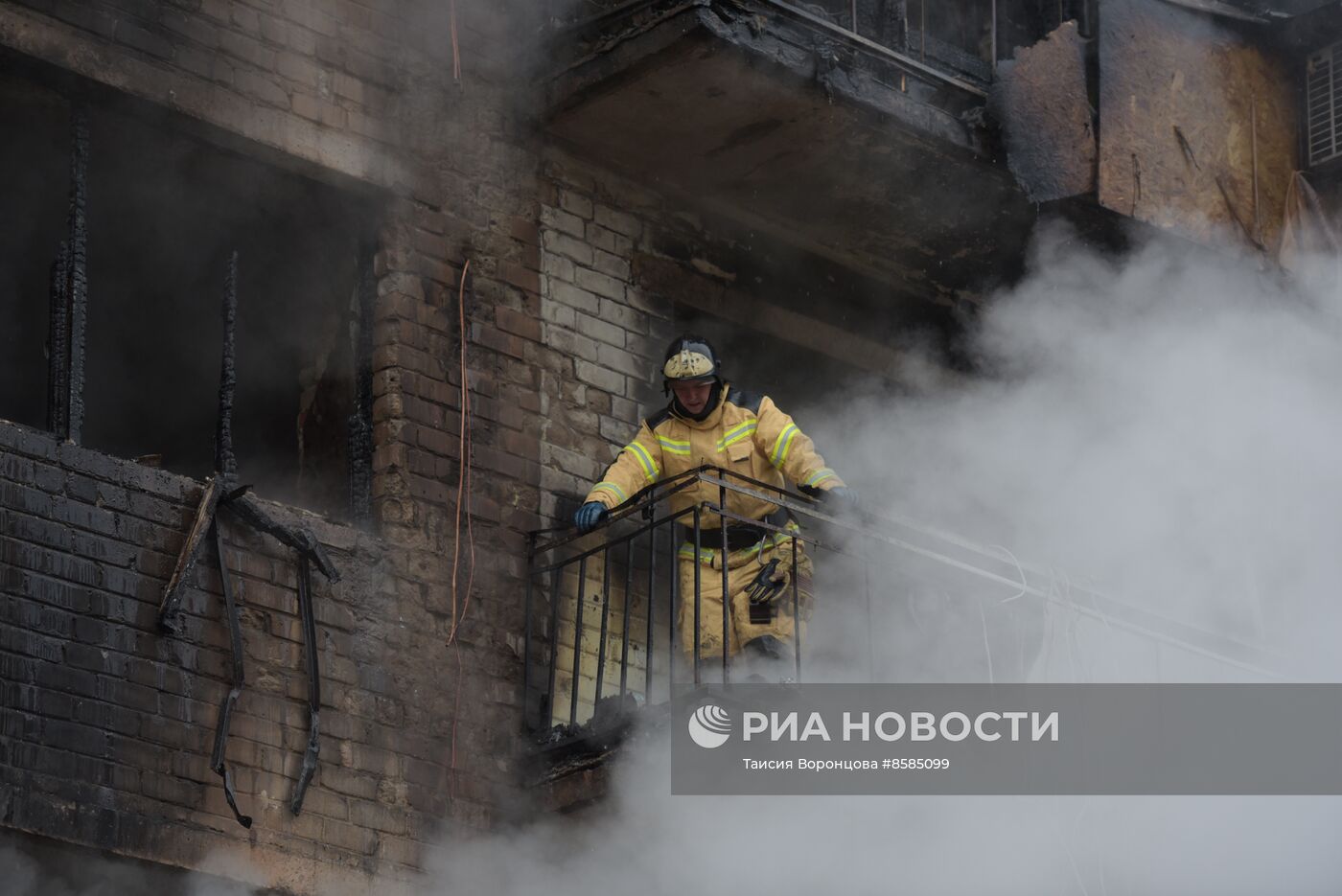 Жилой дом в Киевском районе Донецка подвергся обстрелу со стороны ВСУ