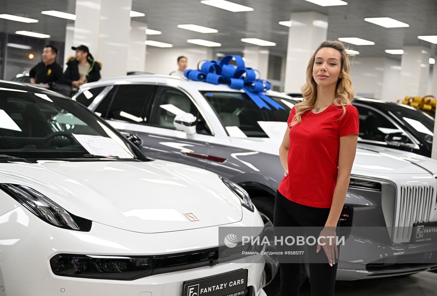 Открытие первого международного центра китайских автомобилей "Москва-Тянья"