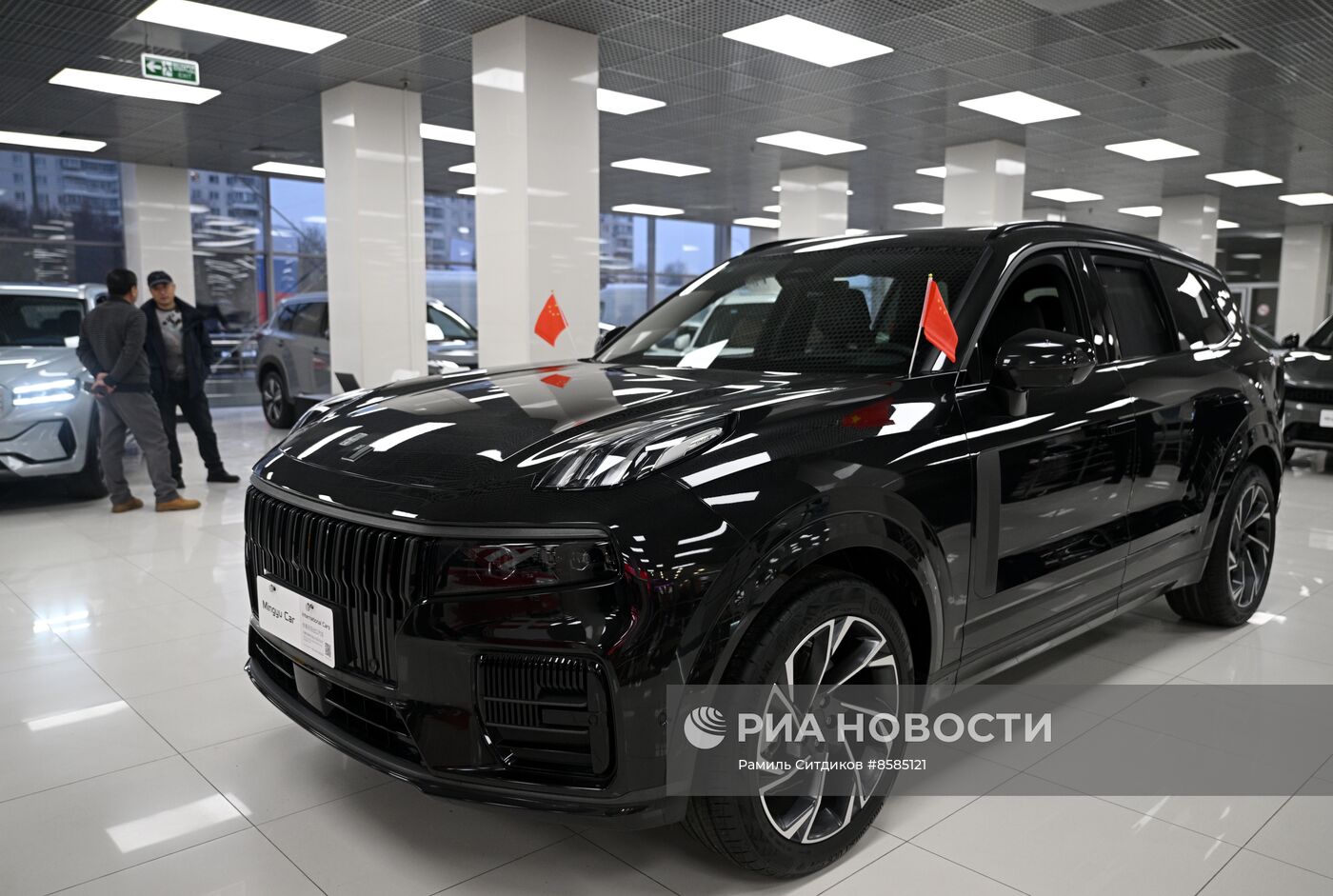 Открытие первого международного центра китайских автомобилей "Москва-Тянья"