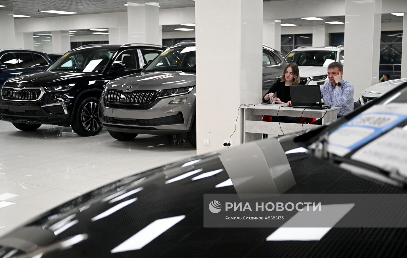Открытие первого международного центра китайских автомобилей "Москва-Тянья"