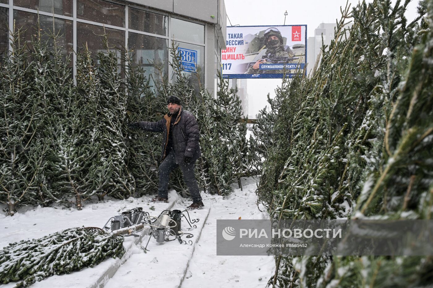 Ёлочные базары в Новосибирске