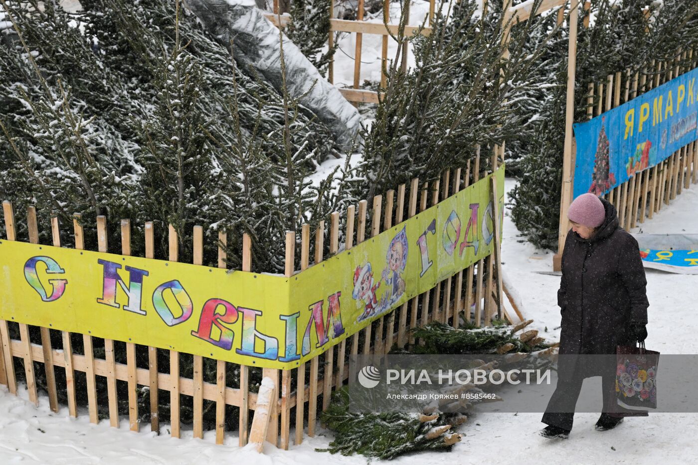 Ёлочные базары в Новосибирске