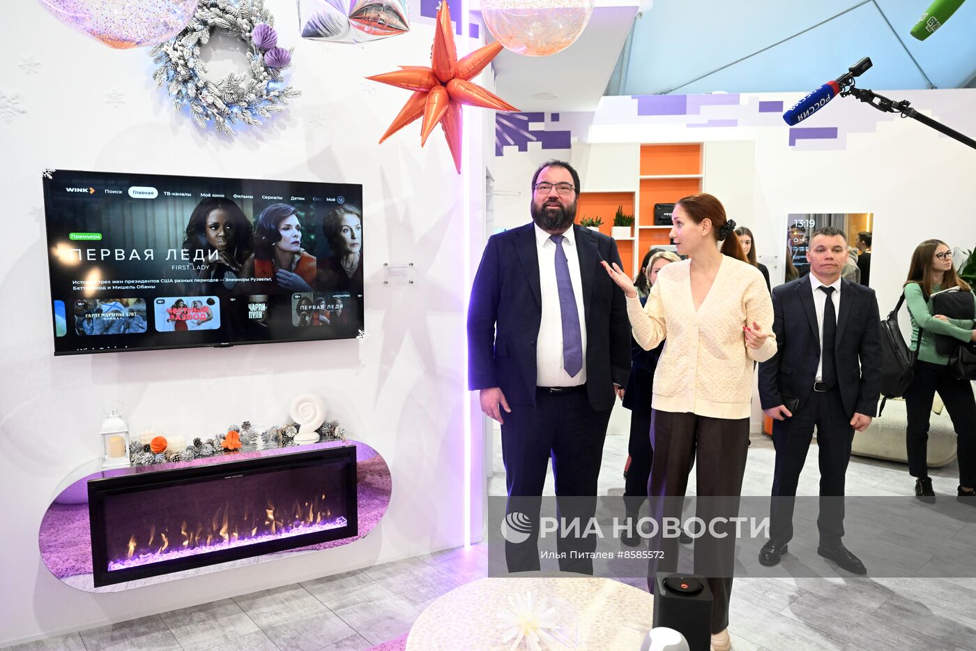 Выставка "Россия". Зимнее открытие павильона "Мир Цифры" и тестовой зоны 5G