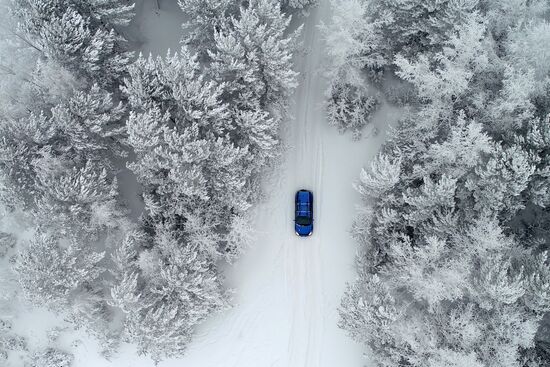 Морозы в Красноярском крае