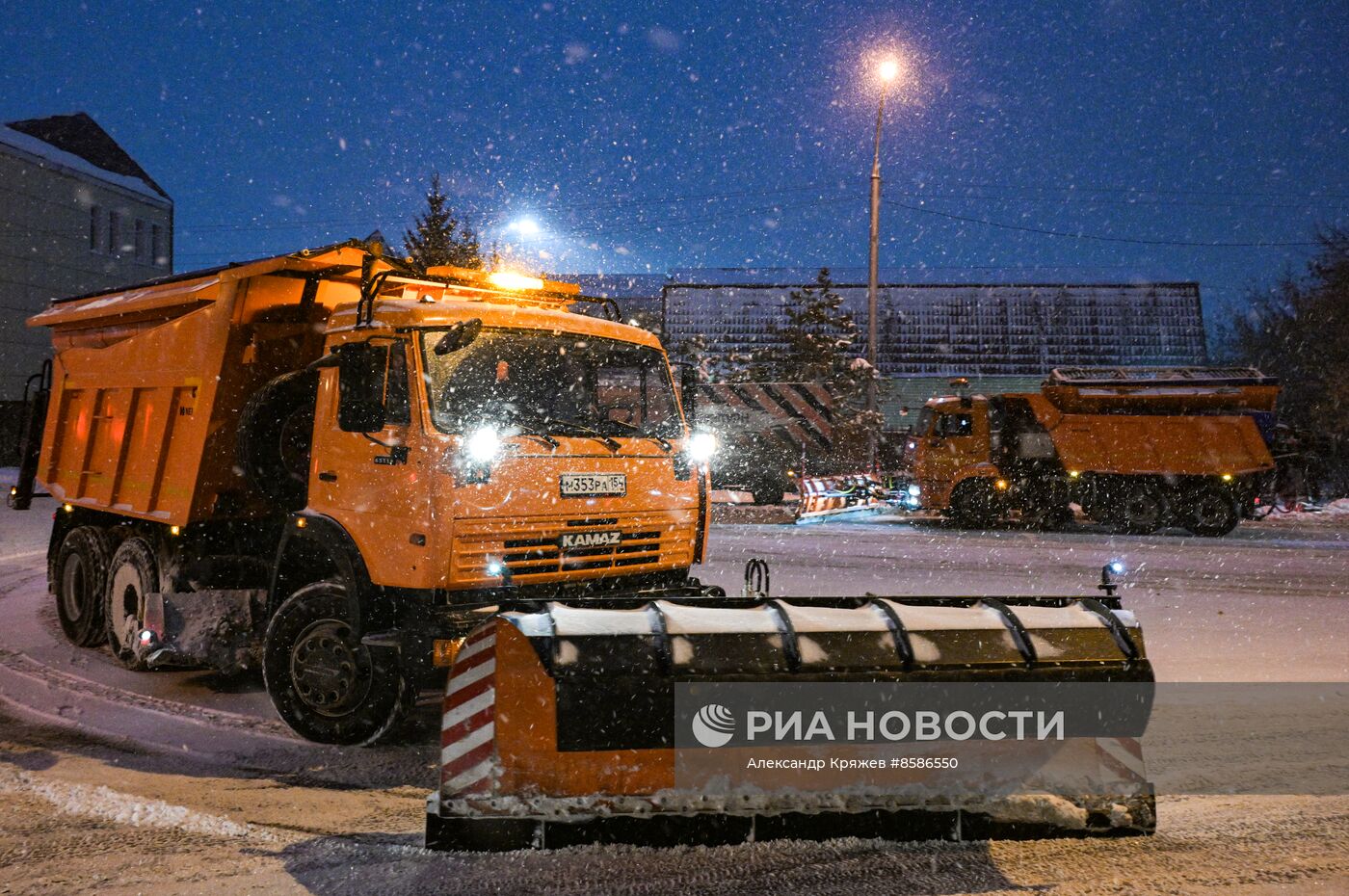 Снегопад в Новосибирске | РИА Новости Медиабанк