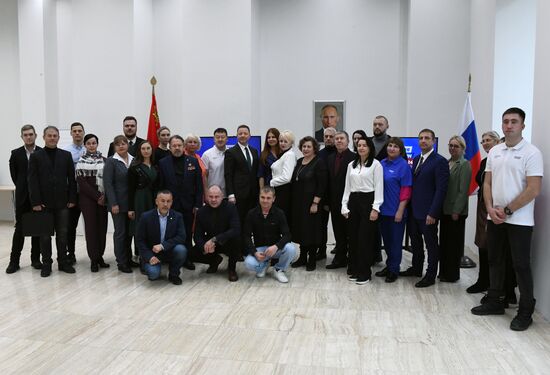 Открытие избирательных штабов действующего президента В. Путина в регионах России 