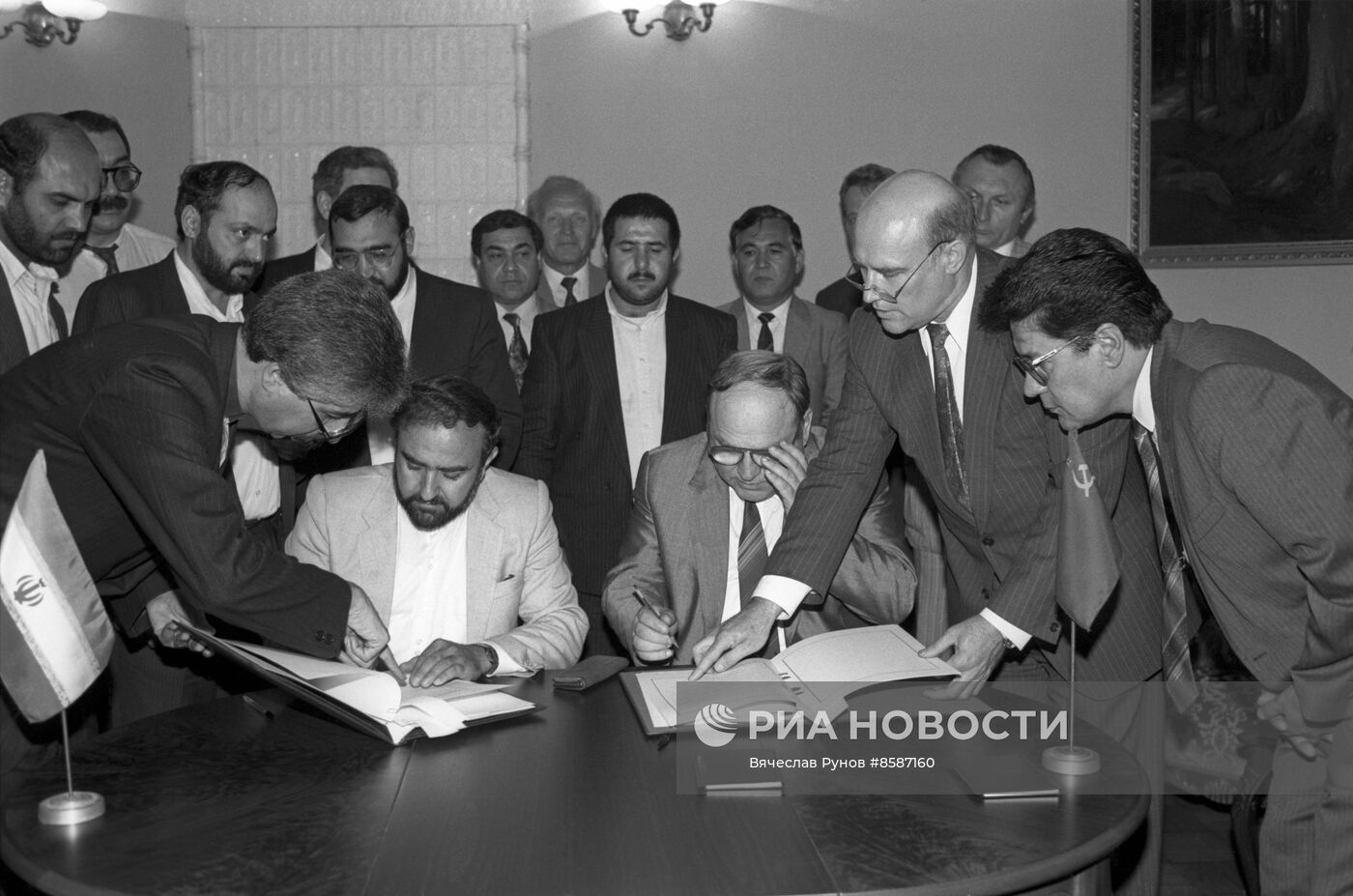 Визит в СССР делегации Исламской Республики Иран