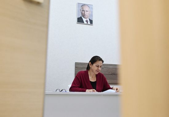 Открытие региональных избирательных штабов поддержки кандидата в президенты РФ В. Путина