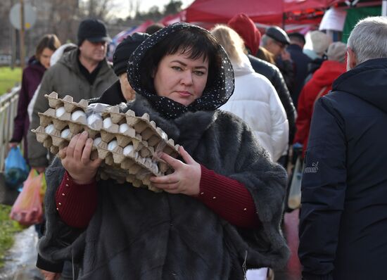 Продовольственная ярмарка в Симферополе