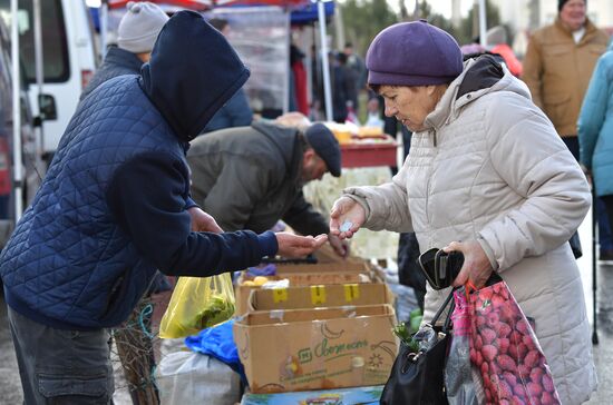 Продовольственная ярмарка в Симферополе