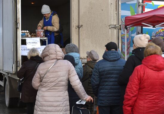 Продовольственная ярмарка в Симферополе