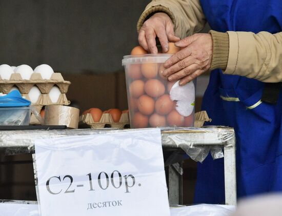 Продовольственная ярмарка в Симферополе