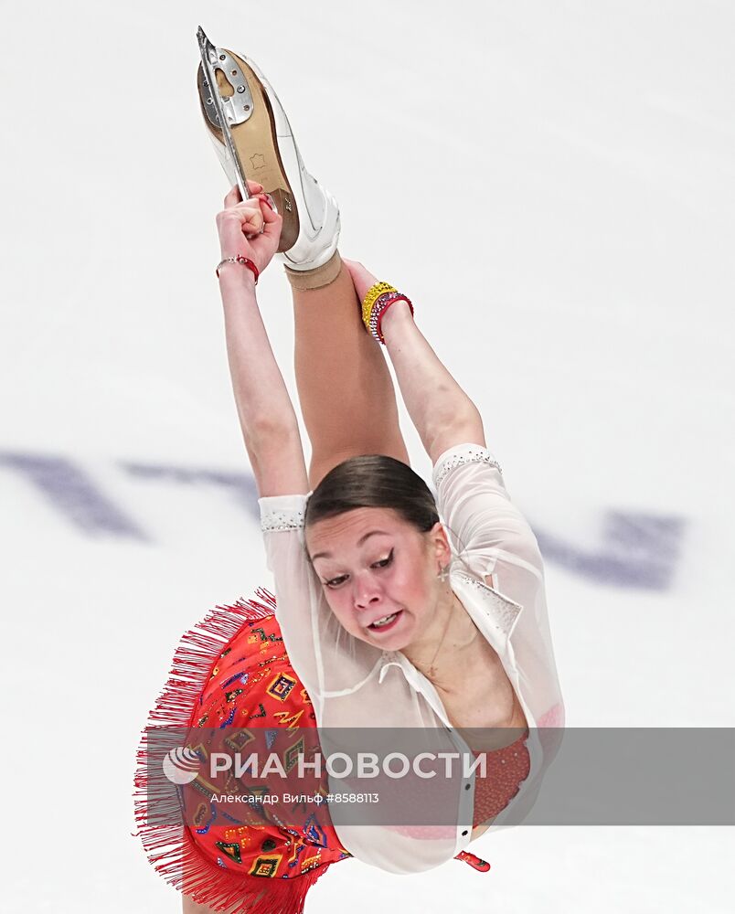 Фигурное катание. Чемпионат России. Женщины. Произвольная программа