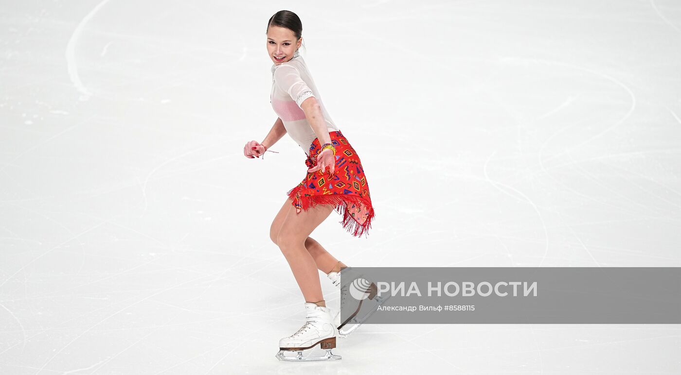 Фигурное катание. Чемпионат России. Женщины. Произвольная программа