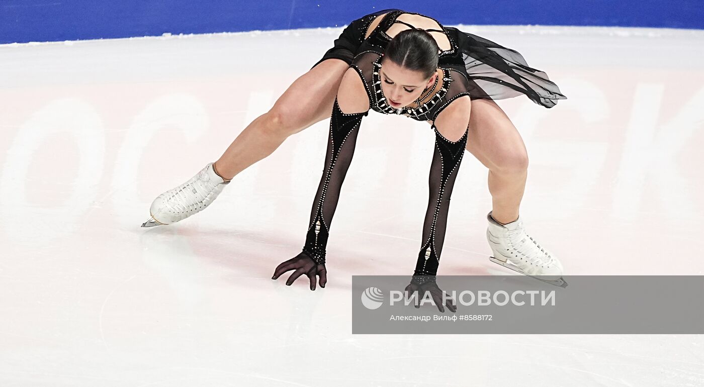 Фигурное катание. Чемпионат России. Женщины. Произвольная программа