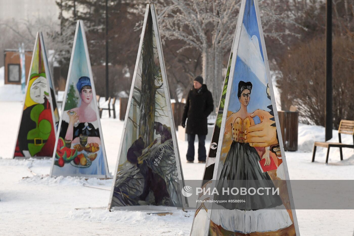 Подготовка к Новому году в Красноярске