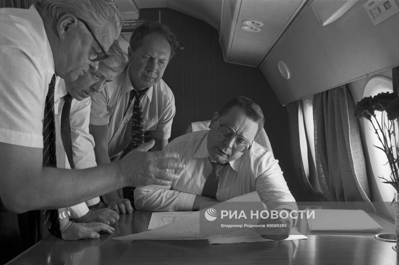 Премьер-министры СССР и Финляндии в Карельской АССР