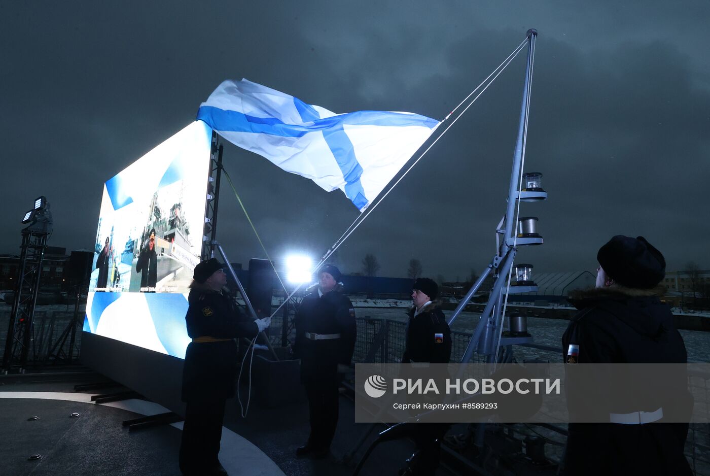 Рабочая поездка президента РФ В. Путина в Санкт-Петербург