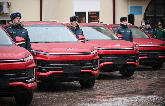 Передача автомобилей "Москвич" ГУ МЧС России по Москве