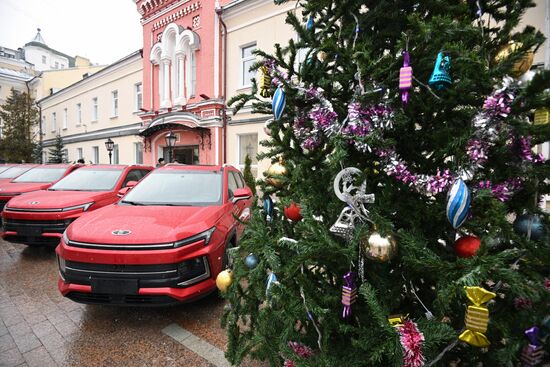 Передача автомобилей "Москвич" ГУ МЧС России по Москве