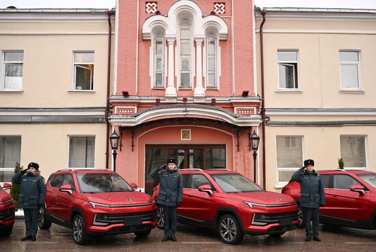 Передача автомобилей "Москвич" ГУ МЧС России по Москве