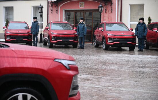 Передача автомобилей "Москвич" ГУ МЧС России по Москве