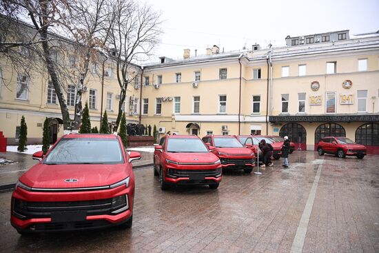 Передача автомобилей "Москвич" ГУ МЧС России по Москве