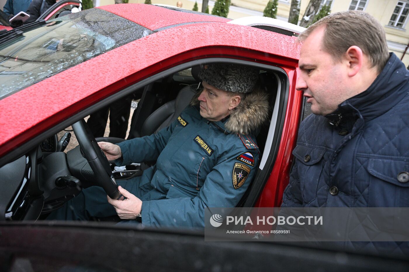 Передача автомобилей "Москвич" ГУ МЧС России по Москве