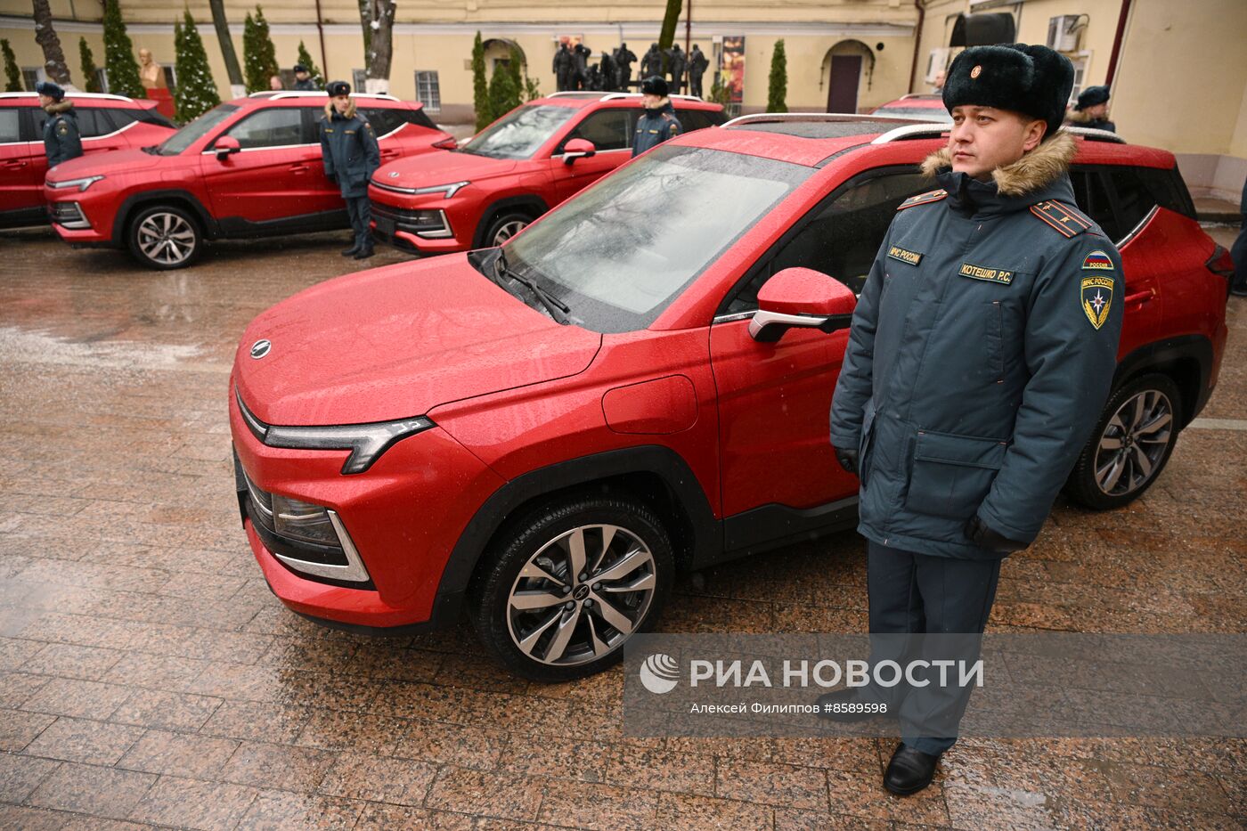 Передача автомобилей "Москвич" ГУ МЧС России по Москве