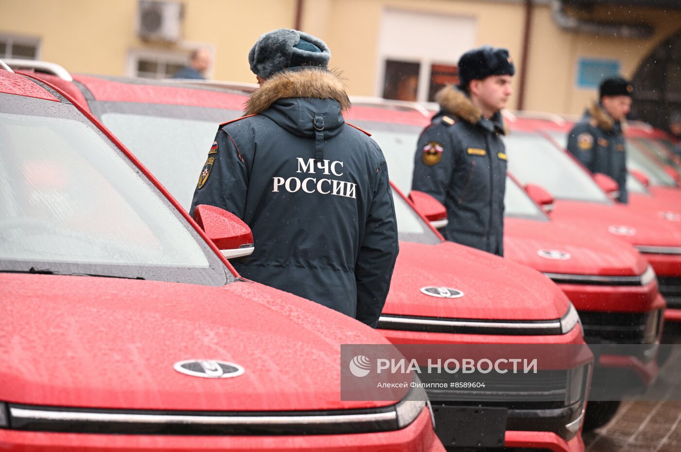 Передача автомобилей "Москвич" ГУ МЧС России по Москве