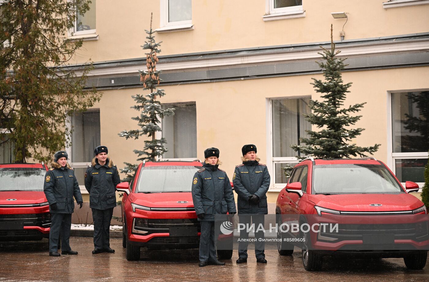 Передача автомобилей "Москвич" ГУ МЧС России по Москве