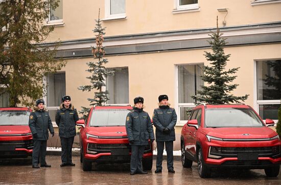 Передача автомобилей "Москвич" ГУ МЧС России по Москве