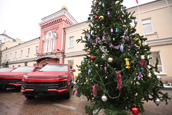 Передача автомобилей "Москвич" ГУ МЧС России по Москве