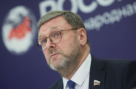 Брифинг заместителя председателя Совета Федерации К. Косачева
