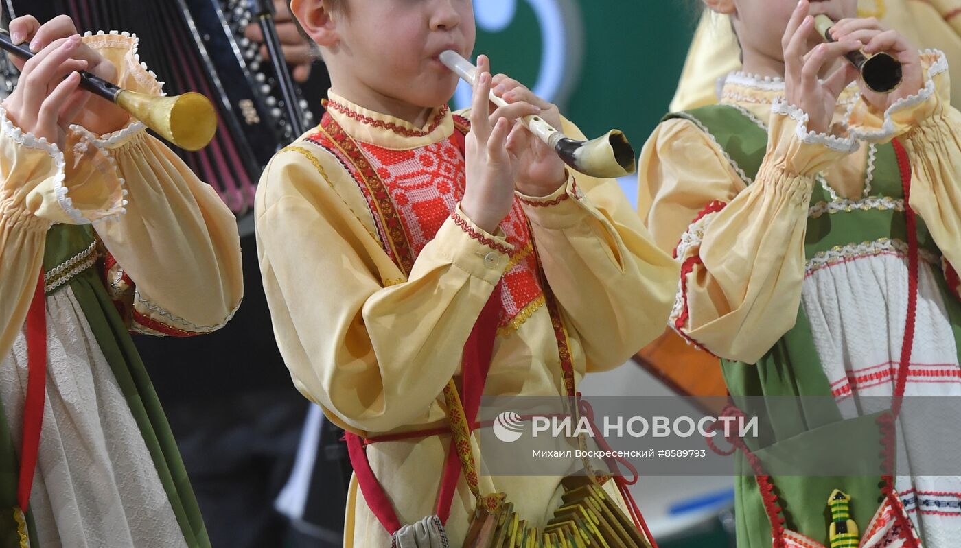 Выставка "Россия". Награждение лауреатов премии Минкультуры России "Душа России"