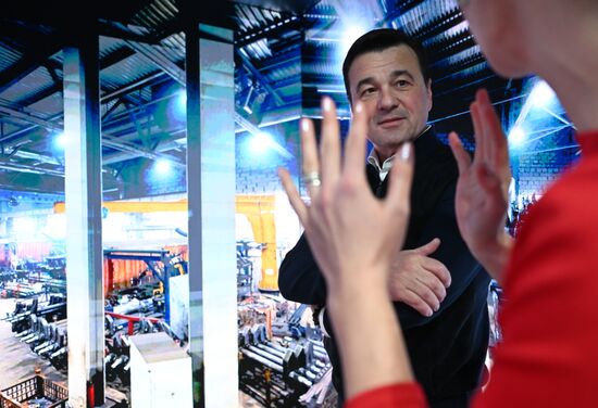 Международная выставка-форум "Россия"
Открытие Дня Региона - презентация Московской области, павильон №75
Андрей Воробьев, губернатор Московской области
Место: Россия, Москва. Автор: Кристина Кормилицына/РИА Новости. Выставка "Россия". Московская область. День региона